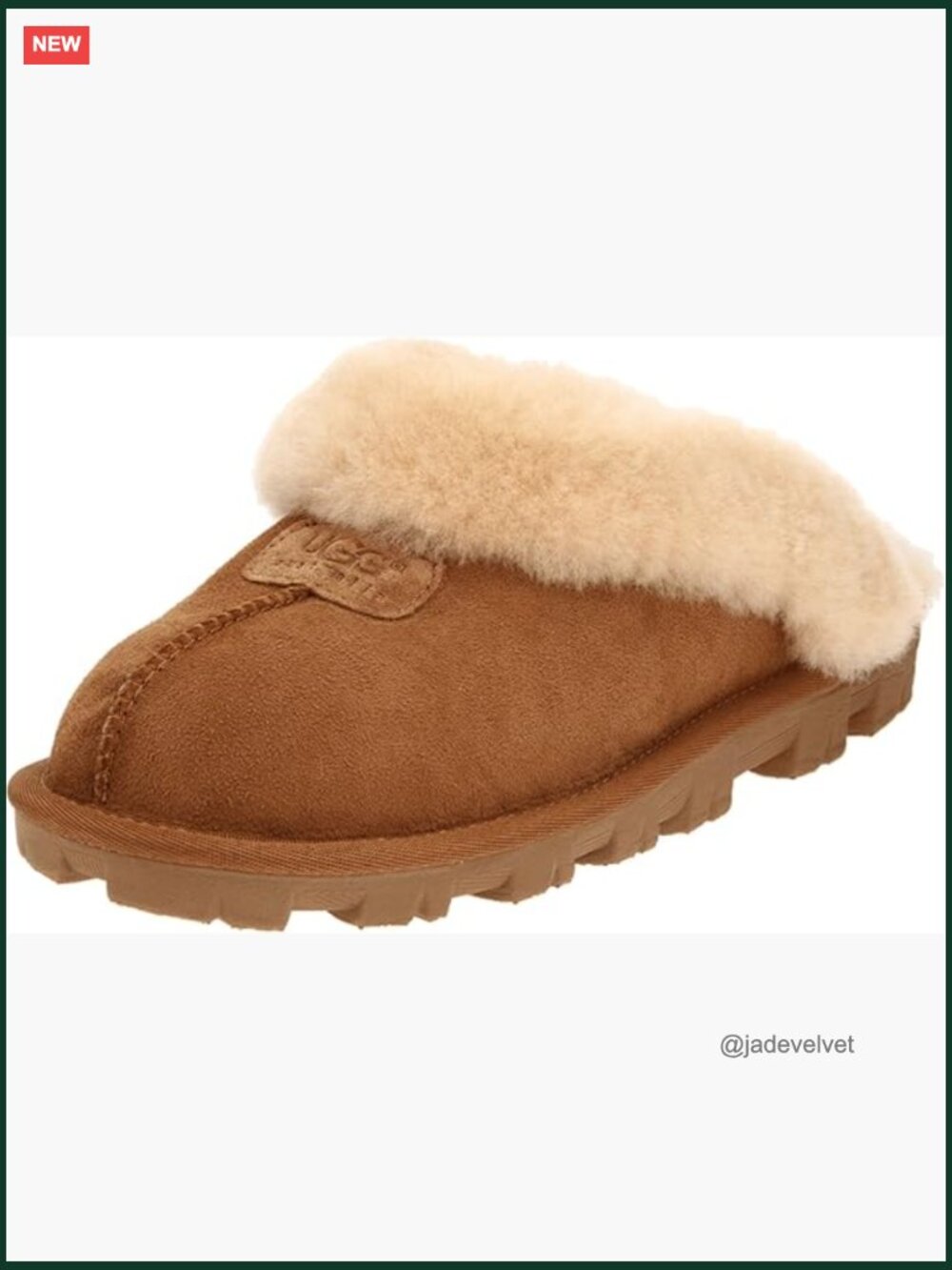 Shearling-Lined Suede Slippers for Women Cozy Indoor Outdoor Wear